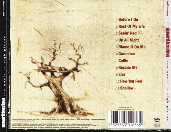 Unwritten Law : From Music In High Places (CD, Album)