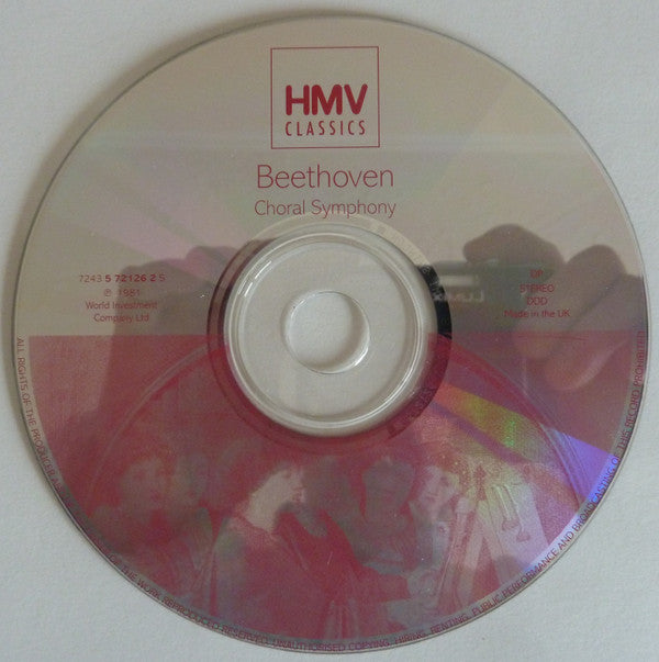 Ludwig van Beethoven : Choral Symphony No. 9 in D minor 'Choral' Op. 125 (CD, Comp)