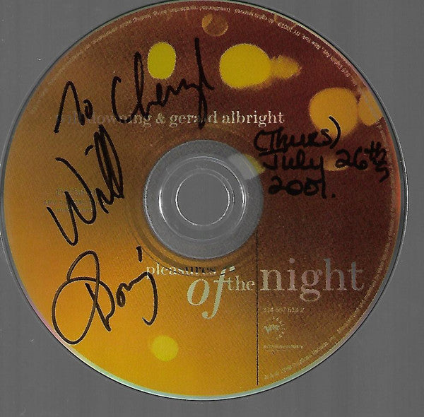 Will Downing And Gerald Albright : Pleasures Of The Night (CD, Album, Club)