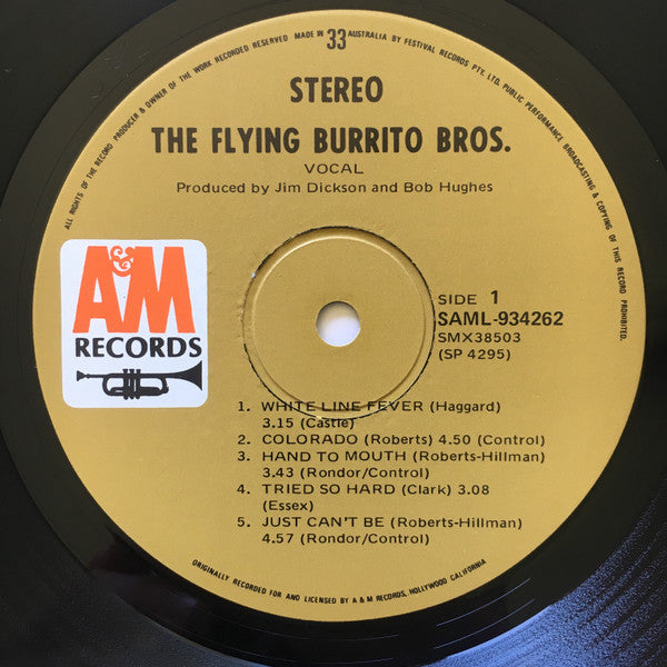 The Flying Burrito Bros.* : The Flying Burrito Bros. (LP, Album, Tex)