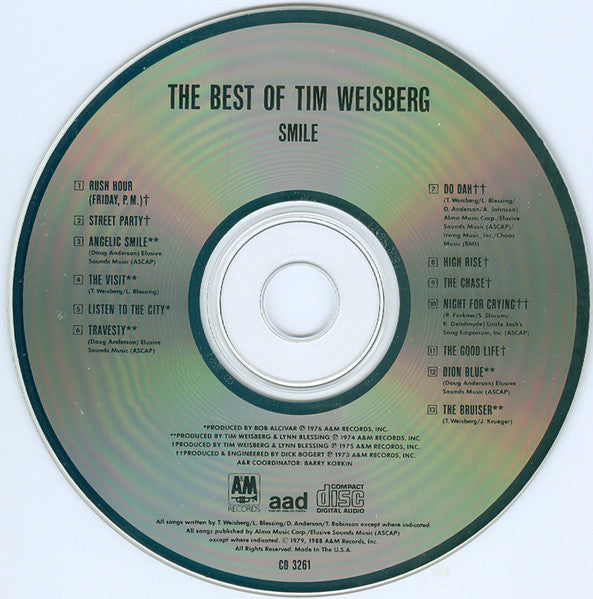 Tim Weisberg : Smile! / The Best Of Tim Weisberg (CD, Comp, RE)