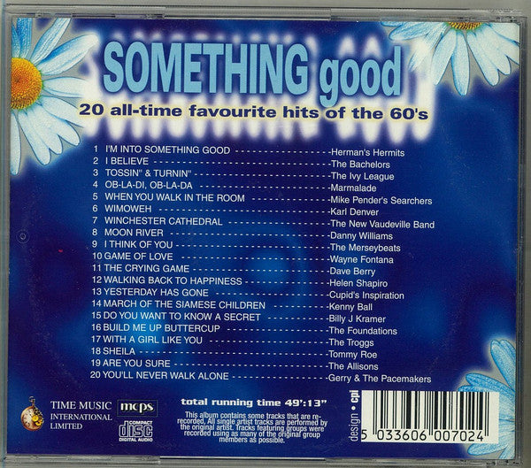 Various : Something Good (20 All-time Favourite Hits Of The 60's) (CD, Comp)