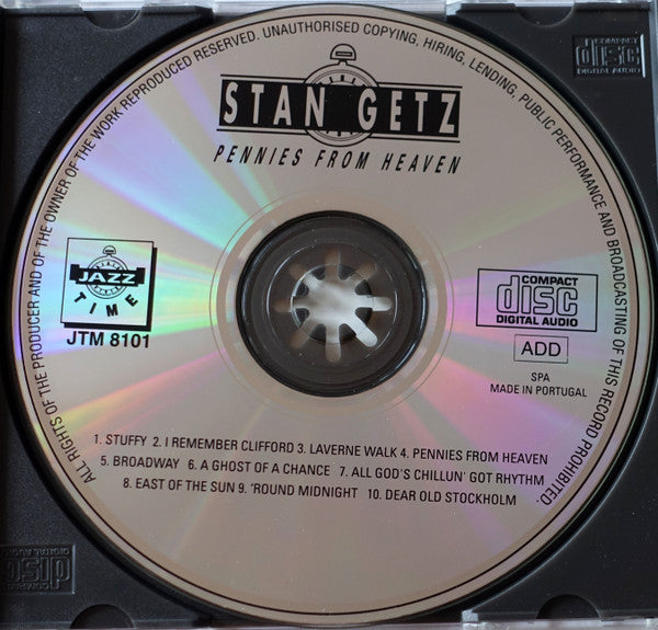 Stan Getz : Pennies From Heaven (CD, Comp)