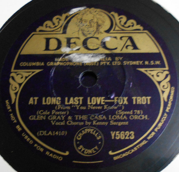 Woody Herman And His Orchestra / Glen Gray & The Casa Loma Orchestra : Frenesi / At Long Last Love (Shellac, 10")