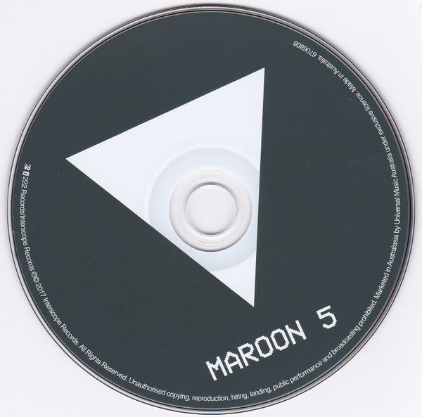 Maroon 5 : Red Pill Blues (CD, Album)