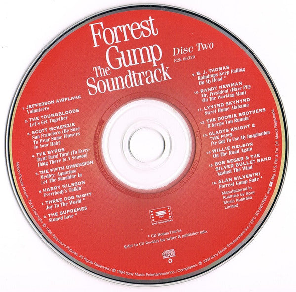 Various : Forrest Gump - The Soundtrack (2xCD, Comp, RE)