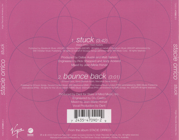 Stacie Orrico : Stuck (CD, Single, Jew)