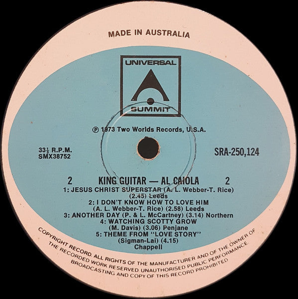 Al Caiola : King Guitar (LP)