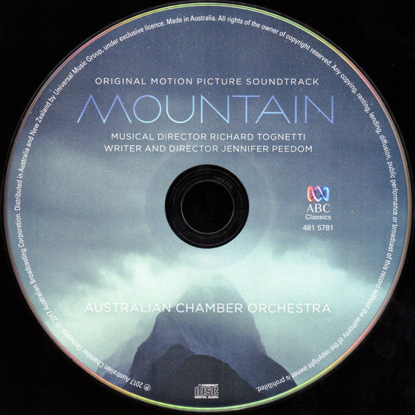Richard Tognetti, Jennifer Peedom, Australian Chamber Orchestra : Mountain (Original Motion Picture Soundtrack) (CD, Album)