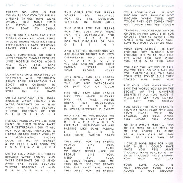 Manic Street Preachers : Send Away The Tigers (CD, Album)