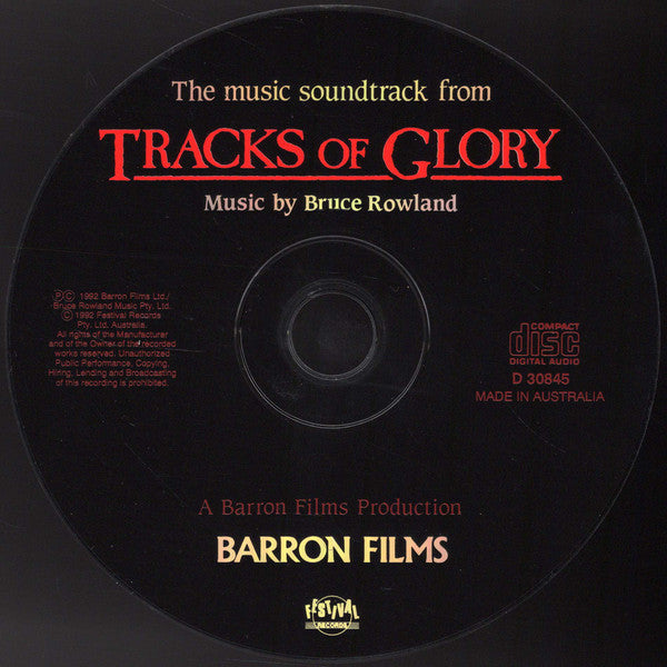 Bruce Rowland (2) : Tracks Of Glory (CD)