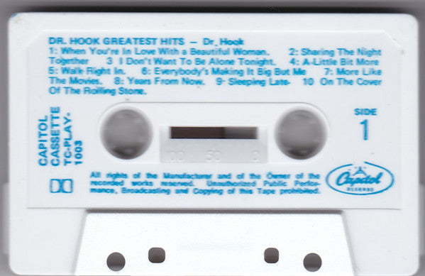 Dr. Hook : Greatest Hits (Cass, Comp)
