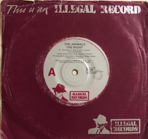 The Animals : The Night (7", Single)