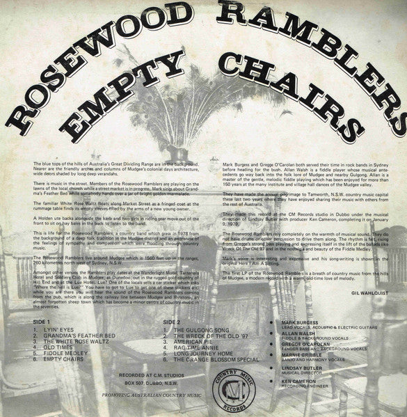 Rosewood Ramblers : Empty Chairs (LP, Album)