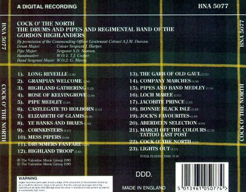 The Gordon Highlanders & The Drums And Pipes And Military Band Of 1st Bn The Gordon Highlanders : Cock O' The North (CD, Album)