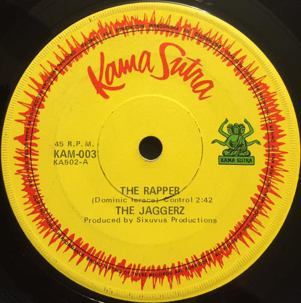 The Jaggerz : The Rapper (7", Single)