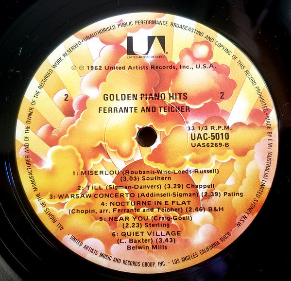 Ferrante & Teicher : Golden Piano Hits (LP, Album)