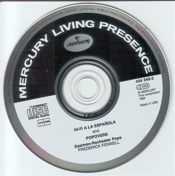 Frederick Fennell, Eastman-Rochester Pops* : Hi-Fi A La Espaňola And Popovers (CD)