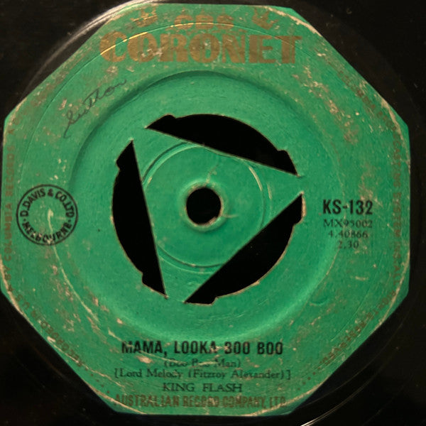 Calypso Carnival Featuring King Flash : Zombie Jamboree (Back To Back) / Mama, Looka Boo Boo (Boo Boo Man) (7", Single, Ltd)