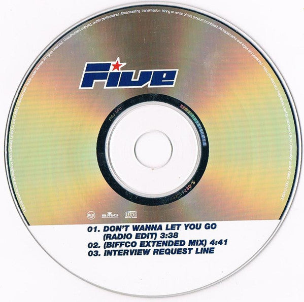 Five : Don't Wanna Let You Go (CD, Single, CD1)