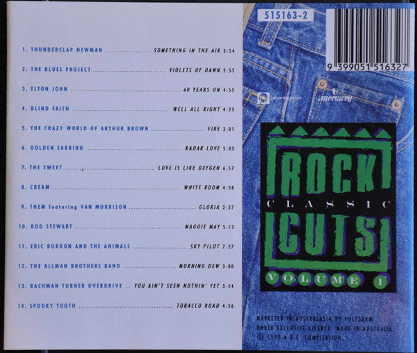 Various : Classic Rock Cuts Volume 1 (CD, Comp)
