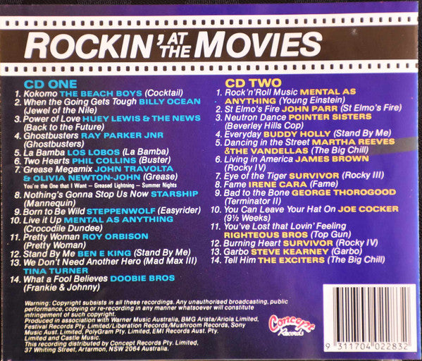 Various : Rockin' At The Movies (2xCD, Comp)