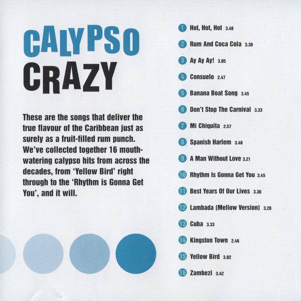 Unknown Artist : Calypso Crazy (CD, Comp)
