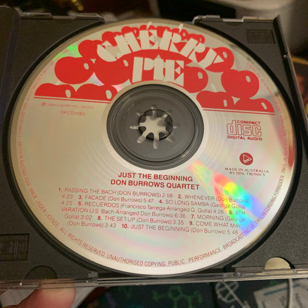 The Don Burrows Quartet : Just The Beginning... (CD, Album, RE, RM)