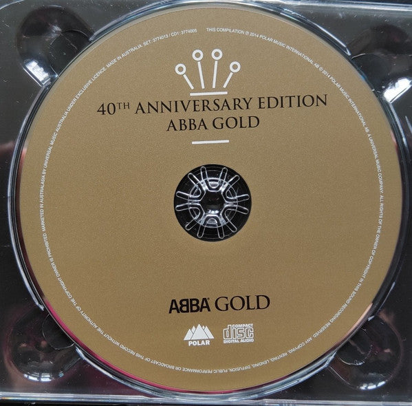 ABBA : Gold (Greatest Hits) 40th Anniversary Edition (3xCD, Comp, RE)