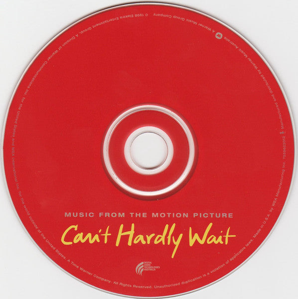 Various : Can't Hardly Wait (Music From The Motion Picture) (CD, Comp, Promo)