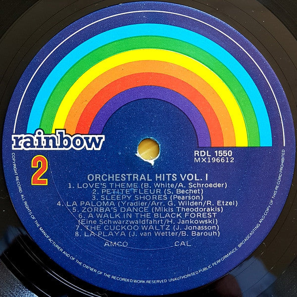 Various : 16 Orchestral World Hits (Vol. 1) (LP, Comp)