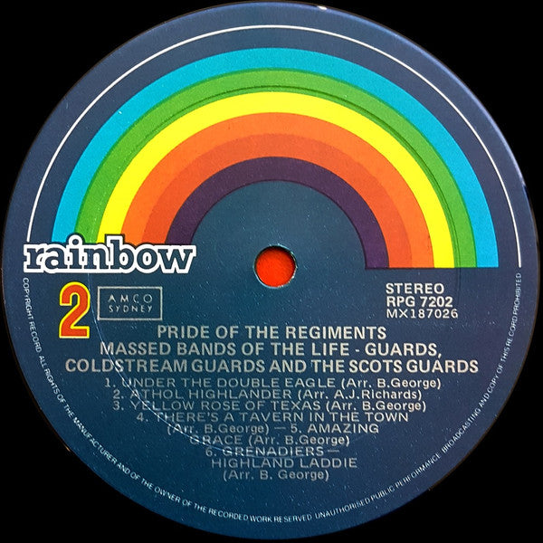 The Band Of The Life Guards, Coldstream Guards, Pipes And Drums Of The Scots Guards : Pride Of The Regiments (LP, Album)