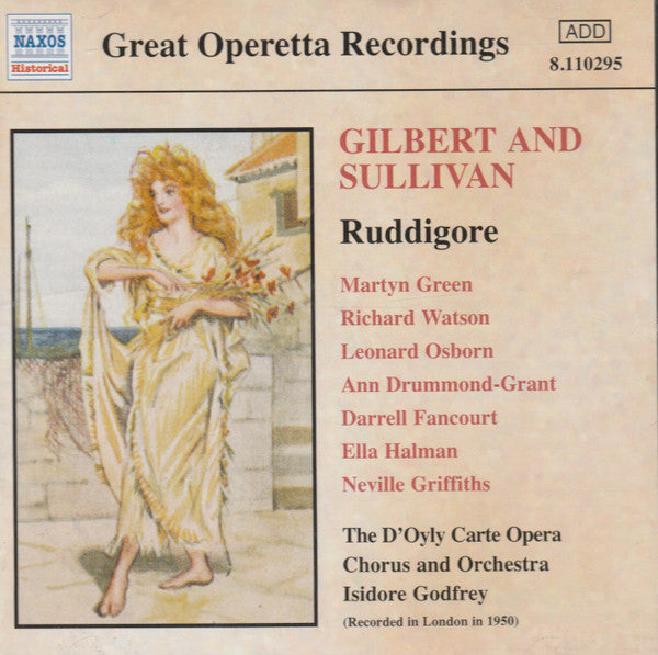 Gilbert & Sullivan, The D'Oyly Carte Opera Company Orchestra, The D'Oyly Carte Opera Chorus : Ruddigore (CD)