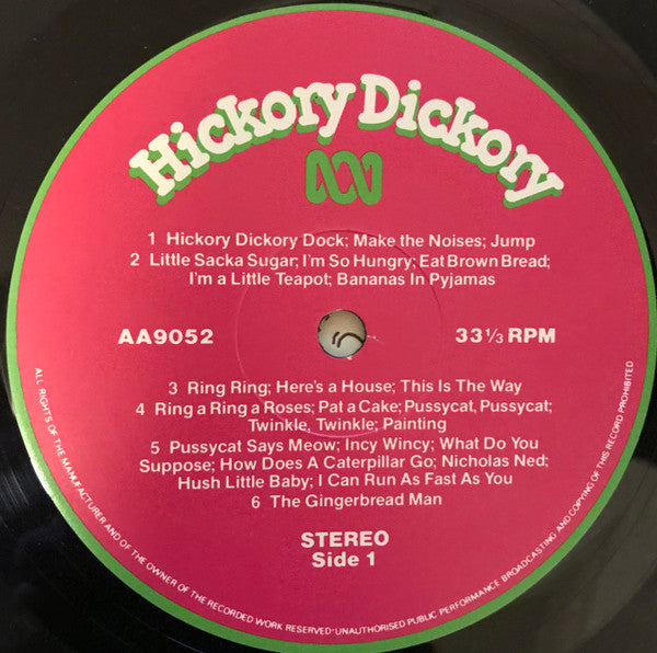 Kindergarten (6) / Play School : Hickory Dickory (LP, Album)