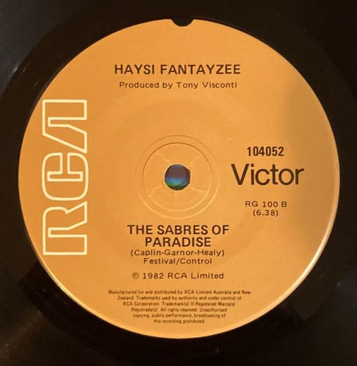 Haysi Fantayzee : John Wayne Is Big Leggy (7")