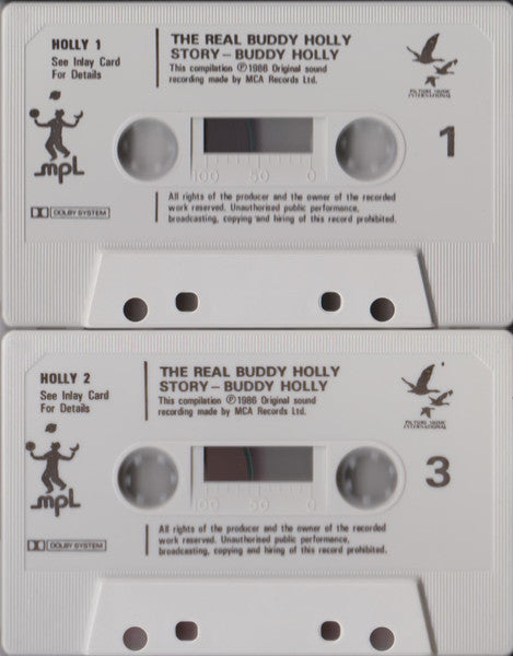 Buddy Holly : The Real Buddy Holly Story (VHS, Mono, Ltd, S/Edition, PAL, Hi- + 2xCass, Comp)