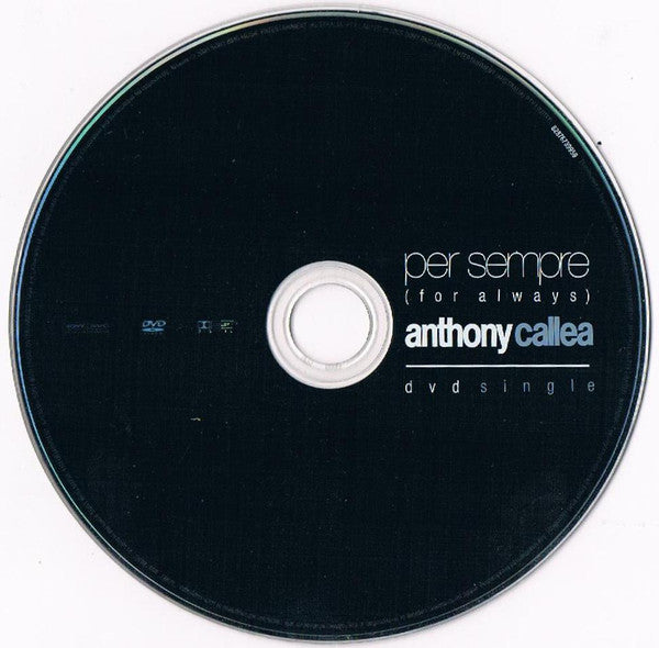 Anthony Callea : Per Sempre (For Always) (DVD-V, Single, PAL, DVD)