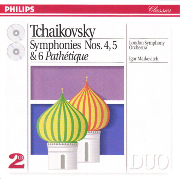 Tchaikovsky*, Igor Markevitch, London Symphony Orchestra : Symphonies Nos. 4, 5 & 6 (2xCD, Comp, RM)