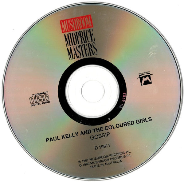 Paul Kelly & The Coloured Girls : Gossip (CD, Album, M/Print, RE)