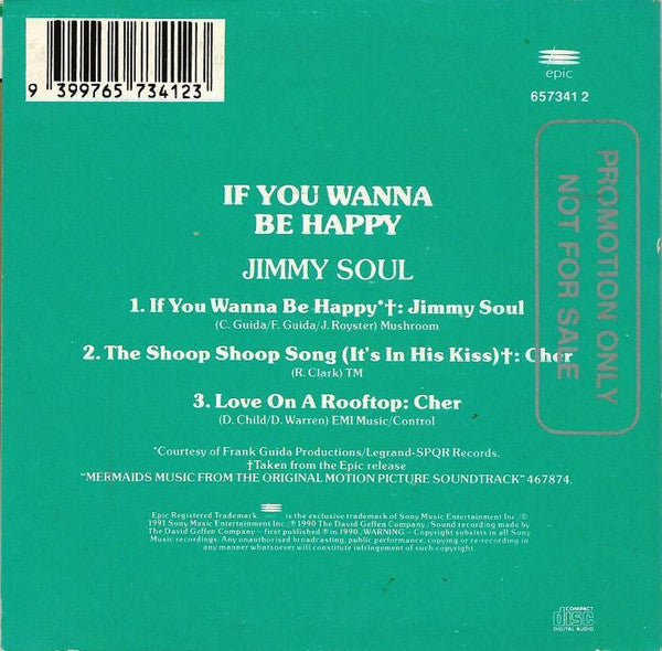 Jimmy Soul : If You Wanna Be Happy (CD, Single, Car)
