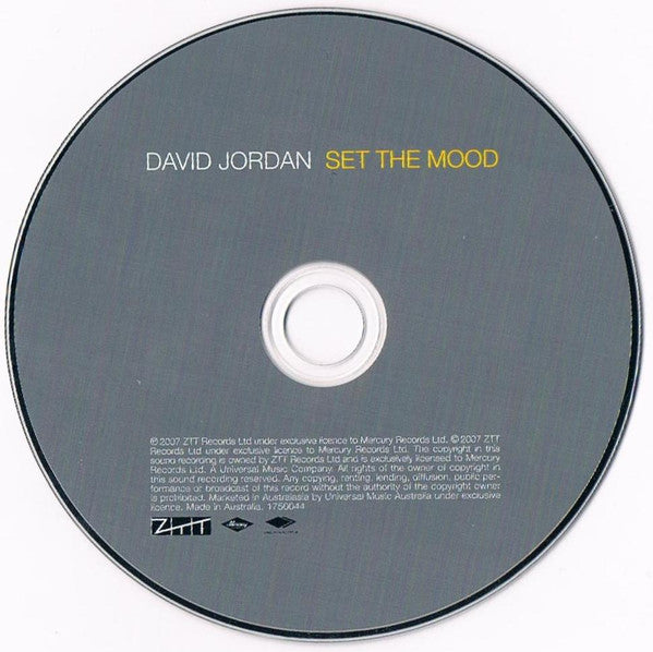 David Jordan (6) : Set The Mood (CD, Album)