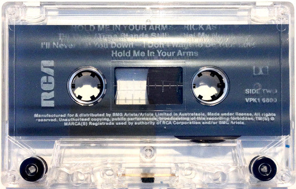 Rick Astley : Hold Me In Your Arms (Cass, Album)