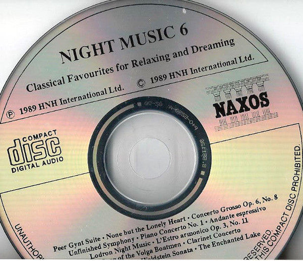 Various : Night Music 6 (Classical Favourites For Relaxing And Dreaming) (CD, Comp)