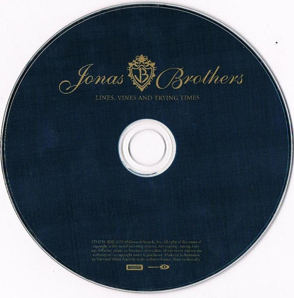 Jonas Brothers : Lines, Vines and Trying Times (CD, Album, Enh)