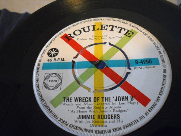 Jimmie Rodgers (2) : Four Little Girls In Boston (7", Single)