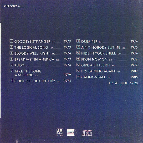 Supertramp : The Autobiography of Supertramp: Classics Volume 9 (CD, Comp, RM)