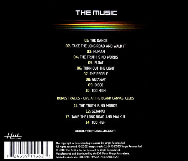 The Music : The Music (CD, Album, S/Edition, Tou)