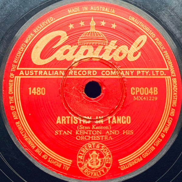Stan Kenton And His Orchestra, Stan Kenton And His Orchestra : September Song / Artistry In Tango (Shellac, 10")