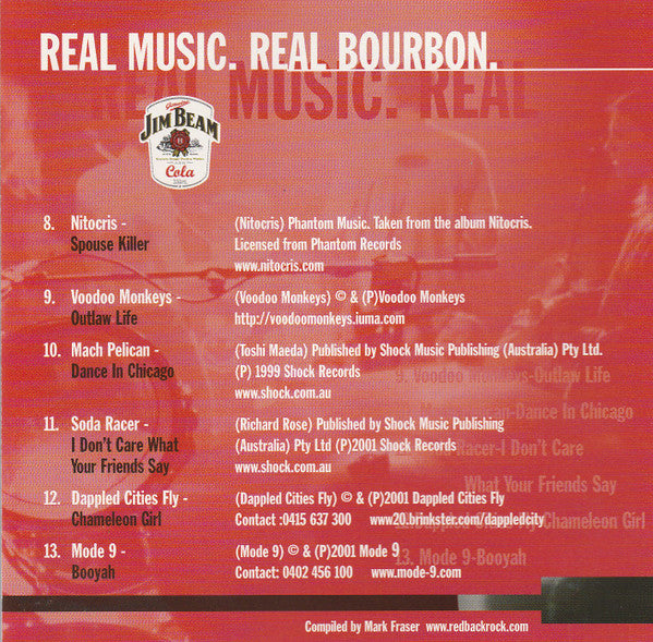 Various : Real Music. Real Bourbon. (CD, Comp, Smplr)