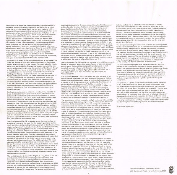 Beethoven* : Complete Violin Sonatas (5xLP, Album, Club, RE + Box)